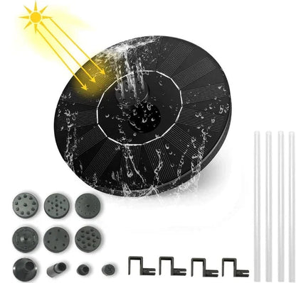 ⏰🔥🔥Solarbetriebener schwimmender Springbrunnen
