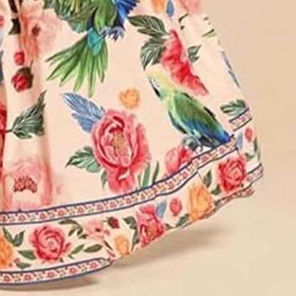 🌴 Mach dich bereit für den Sommer：Elegantes Maxikleid für den Sommer 💖 V-Ausschnitt & Spaghettiträgern 👗