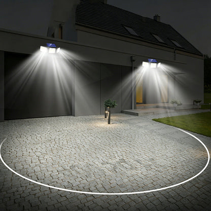 💡 50% RABATT! ☀️ 3-Head Solar Security Light with Motion Sensor – 360° Bewegungserkennung, Wasserdicht & Ideal Für Garten, Garage & Einfahrt 🏠