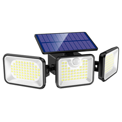 💡 50% RABATT! ☀️ 3-Head Solar Security Light with Motion Sensor – 360° Bewegungserkennung, Wasserdicht & Ideal Für Garten, Garage & Einfahrt 🏠