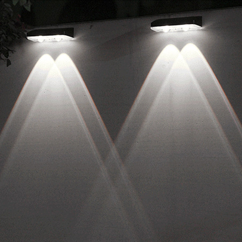 📢📢50 % Rabatt!! ⏰Solar-Wandleuchte für Garten & Terrasse – 3-in-1 Farbtemperatur einstellbar – dekorativ für Zaun, Mauer & Außenbereich🌞💡
