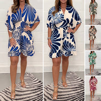 ⏳24-Stunden-Lieferung💥Lässiger, kurzer Jumpsuit mit Pflanzenprint für Damen