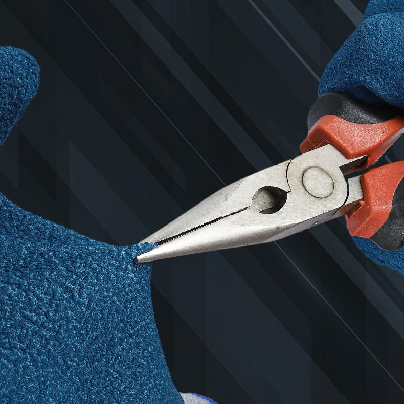 Gummi-Verschleißfeste Arbeitshandschuhe 12 Paar