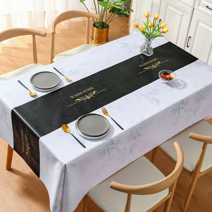 Wasser- und ölbeständige Marmor-Tischdecke