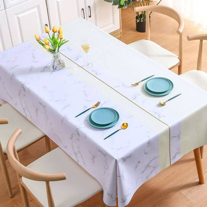 Wasser- und ölbeständige Marmor-Tischdecke