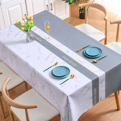 Wasser- und ölbeständige Marmor-Tischdecke
