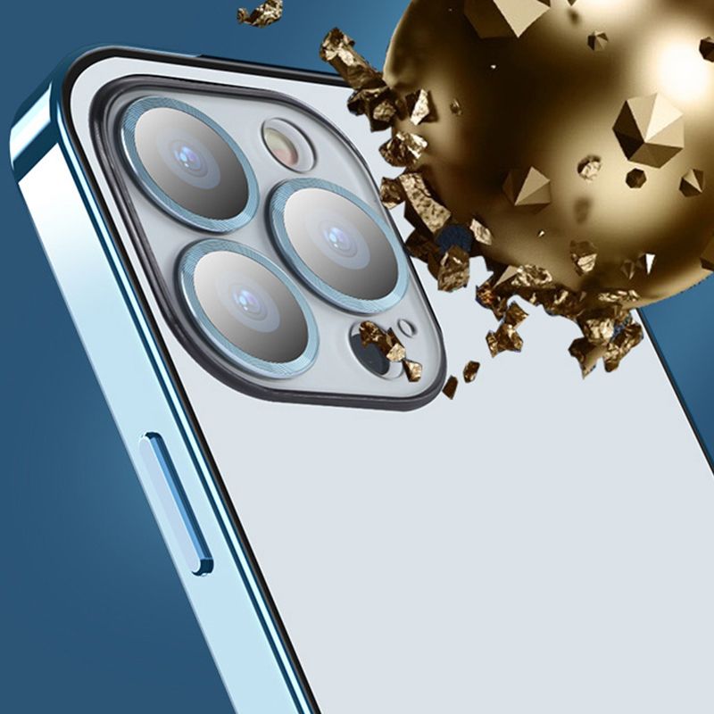 Pousbo® Matte Metallrahmen Schnalle Telefon Fall für iPhone