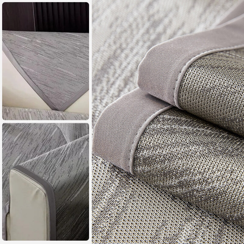 Rutschfester Sofaschoner aus Eisseide für den Sommer
