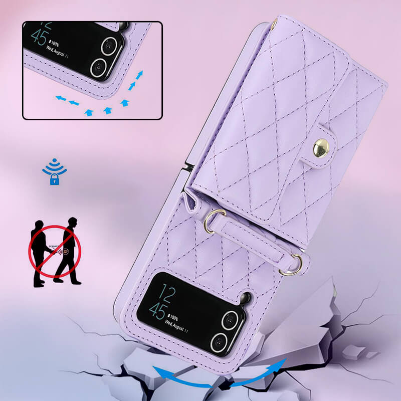 Umhängetasche für Klapphandy für Samsung zflip4