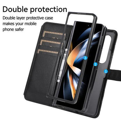 Quadratische Umhängetasche mit Klappfunktion für Samsung Galaxy