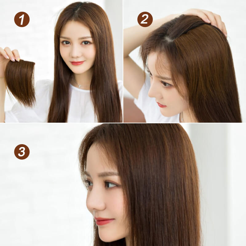 Upgrade thickened fluffy hair piece