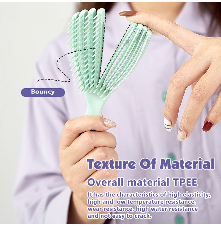 Hohlhaar-Flauschkamm