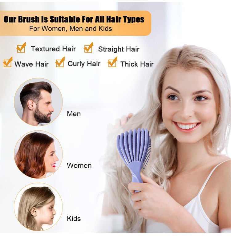 Hohlhaar-Flauschkamm