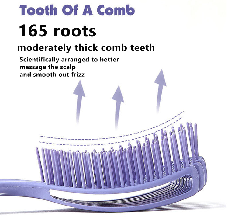 Hohlhaar-Flauschkamm