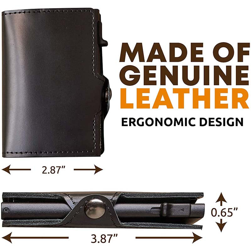 Verlustsichere Geldbörse mit mehreren Kartenfächern