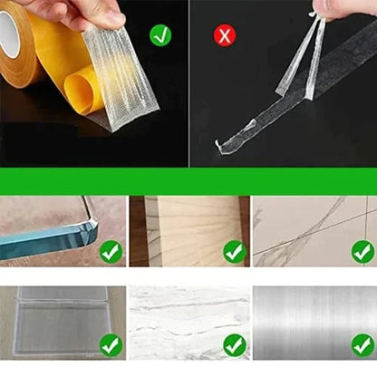 Superklebriges, widerstandsfähiges, transparentes Klebeband🎁