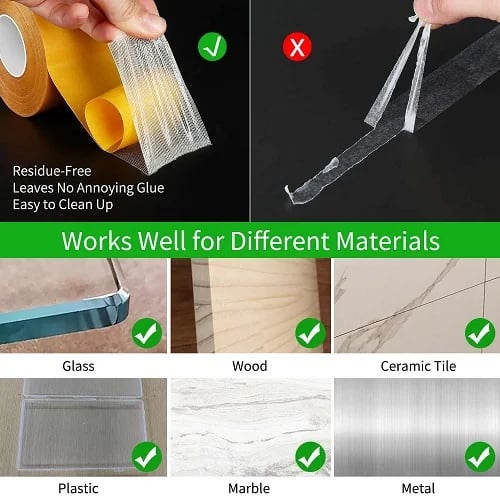 Superklebriges, widerstandsfähiges, transparentes Klebeband🎁