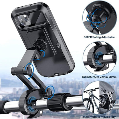 Wasserdichte Motorrad & Fahrrad Telefonhalterung