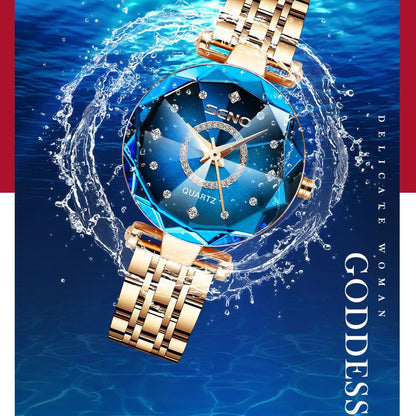 STARRY WOMEN\'S UHR AUS EDELSTAHL