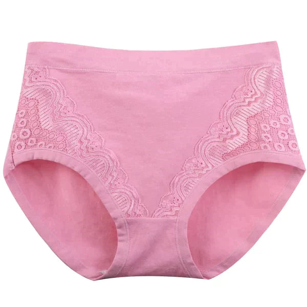Auslaufsicheres Baumwollhöschen in Übergröße mit hoher Taille-5