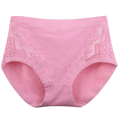 Auslaufsicheres Baumwollhöschen in Übergröße mit hoher Taille-5