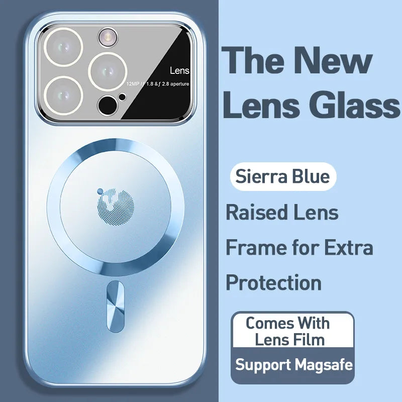 Objektiv Explosionssichere mattierte  Anziehungskraft Fall Abdeckung für iPhone