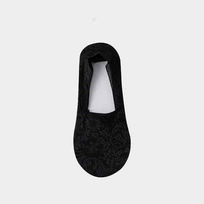 Spitzen-Crewsocken, die Nicht Abfallen
