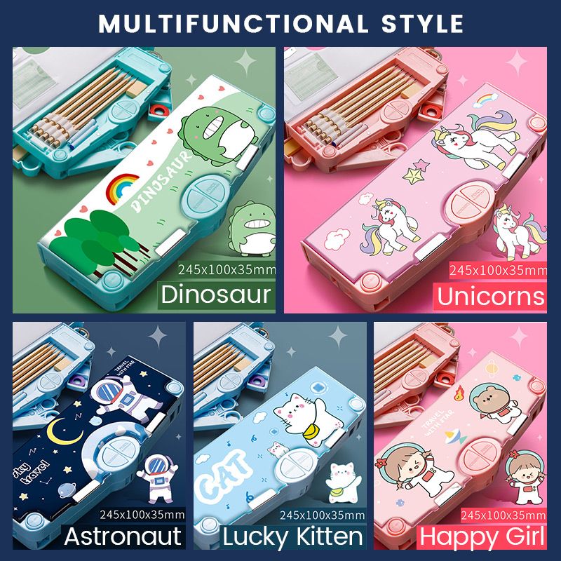 Multifunktionales Federmäppchen mit Großem Fassungsvermögen