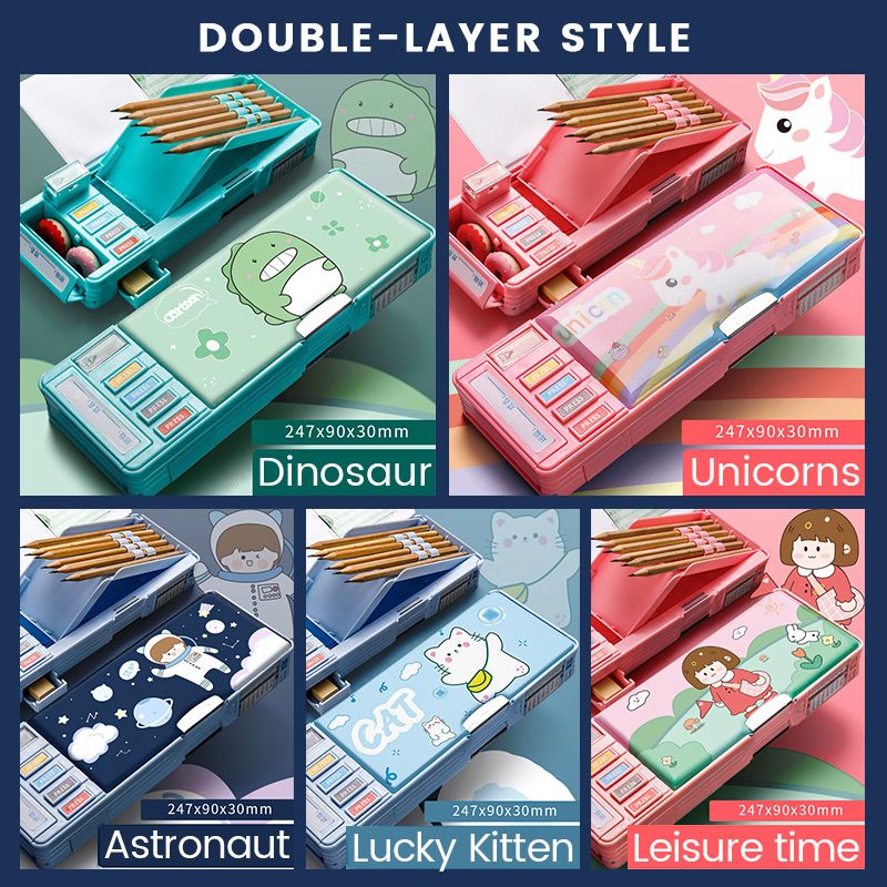 Multifunktionales Federmäppchen mit Großem Fassungsvermögen