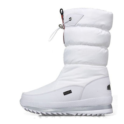 💖Ideales Geschenk: Hochwertiger, rutschfester und wasserdichter Schneestiefel aus Kunstfell für Damen👢