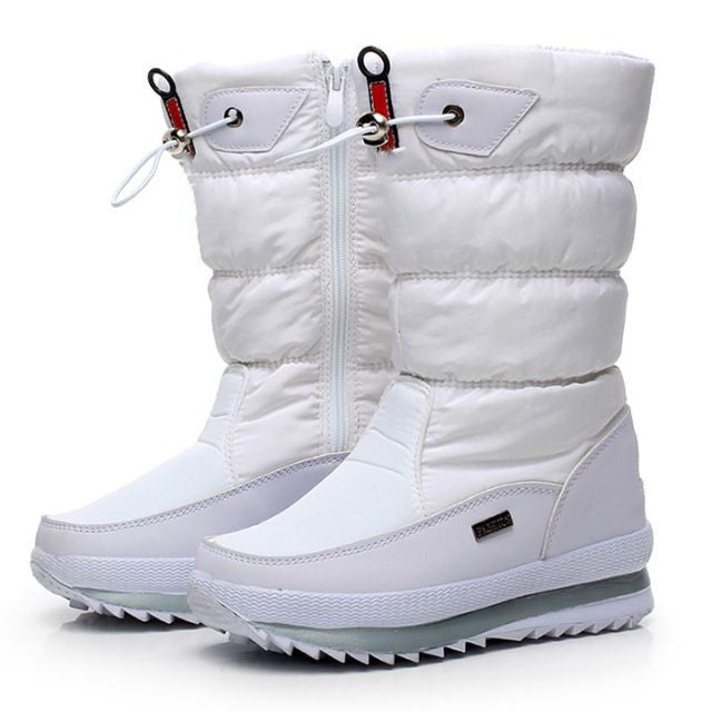 💖Ideales Geschenk: Hochwertiger, rutschfester und wasserdichter Schneestiefel aus Kunstfell für Damen👢