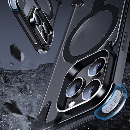 🎁[Bestes Geschenk für das Telefon] Magnetische Metall-Anti-Fall-Schutzhülle für das iPhone🎁