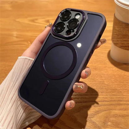 🎅Weihnachtsangebot 49% Rabatt💥 Getönte, stoßfeste, magnetische iPhone-Hülle