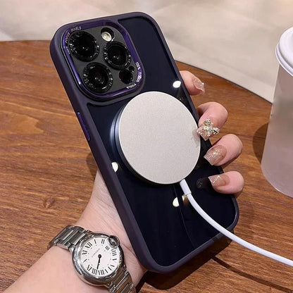 🎅Weihnachtsangebot 49% Rabatt💥 Getönte, stoßfeste, magnetische iPhone-Hülle