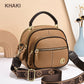 🎁🌟Klassische multifunktionale Fächer Verstellbare breite Schultergurt-PU-Leder-Crossbody-Tasche