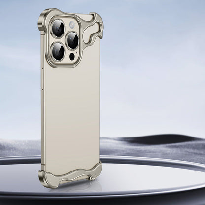 Fallsichere Handyhülle mit speziell geformtem Metall-Eckpad für iPhone (kostenloser Linsenfilm)