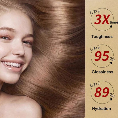 Maske für glattes und glänzendes Haar