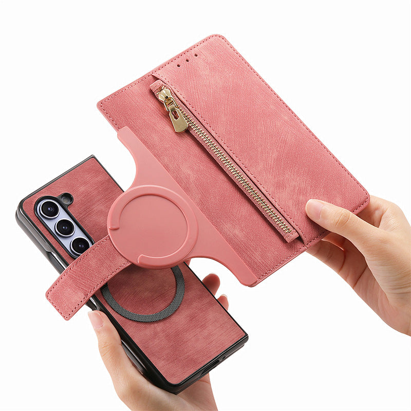 Abnehmbare magnetische Brieftasche Telefonhülle