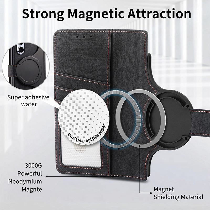 Abnehmbare magnetische Brieftasche Telefonhülle