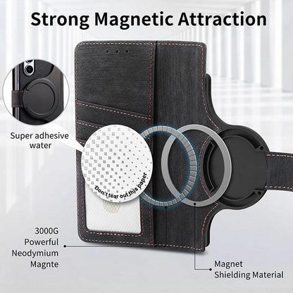 Abnehmbare magnetische Brieftasche Telefonhülle