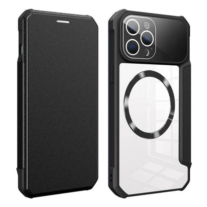 Magnetische Klapphülle für iPhone mit Kartensteckplatz