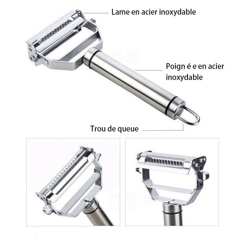 Multifunktionaler Edelstahlschäler